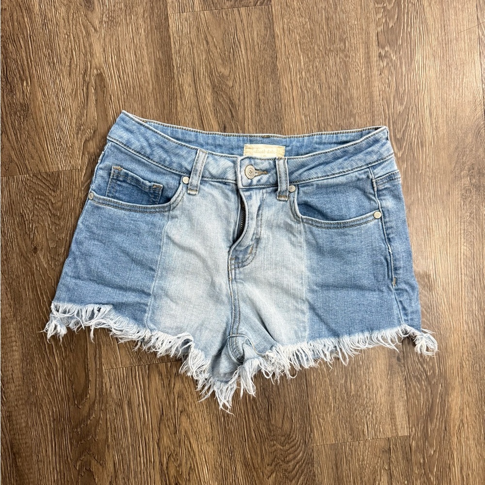 Altar'd‎ State Two-Tone Denim Shorts